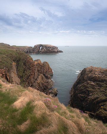 Hike along coast from Slains Castle