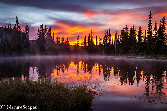 Sunrise from Reflection Lake - Mt Rainier Natl Park