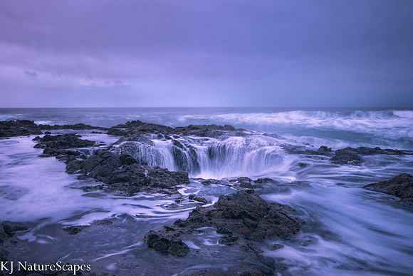 Blue Hour at Thor's Well