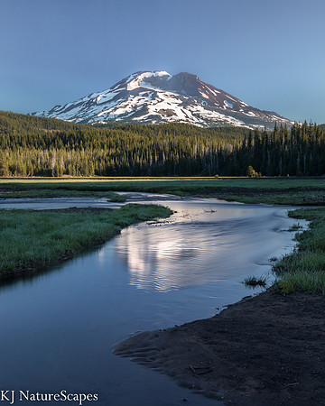 Reflections of South Sister - Portrait