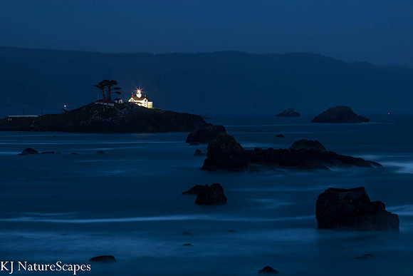 Battery Point Lighthouse at Night
