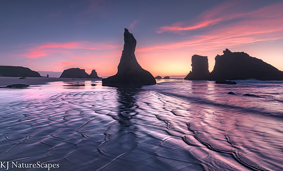 Magenta Sunset at Bandon