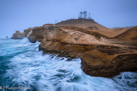 Waves Crashing on Cape Kiwanda