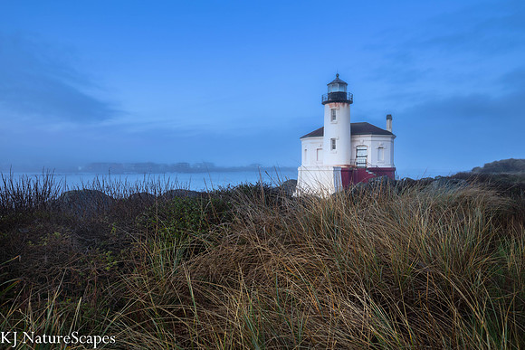 Coquille River Lighthouse - Blue Hour