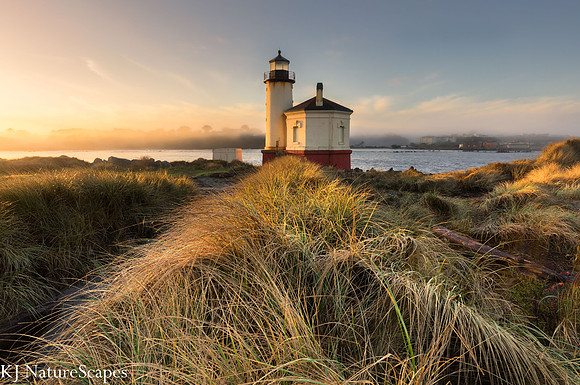Sun Kissed Coquille River Lighthouse
